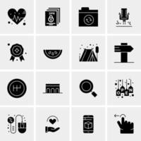 16 Universal Business Icons Vector Creative Icon Illustration to use in web and Mobile Related project