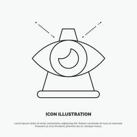 Business Eye Modern Of Providence Line Icon Vector