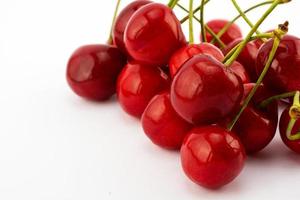 juicy sweet cherries photo