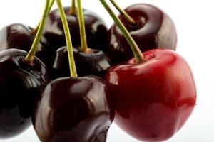 juicy sweet cherries photo