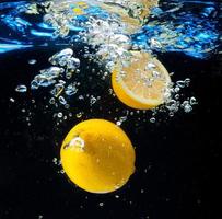 Lemon in the water photo