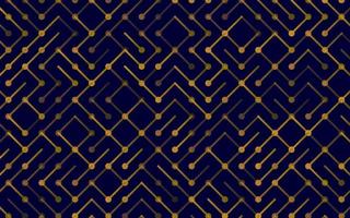 Technology Vector seamless pattern Banner. Geometric striped ornament. Monochrome linear background