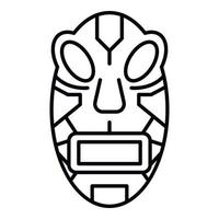 Maya idol icon, outline style vector