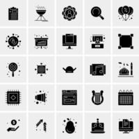 25 Universal Business Icons Vector Creative Icon Illustration to use in web and Mobile Related project