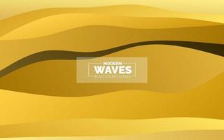 Abstract Waves background. Dynamic shapes composition vector