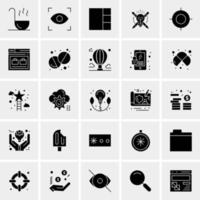 25 Universal Business Icons Vector Creative Icon Illustration to use in web and Mobile Related project