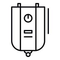 Boiler icon, outline style vector