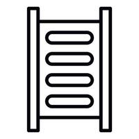Scaffolding icon, outline style vector