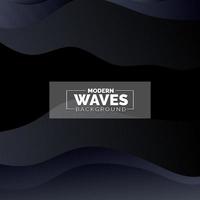 water Wave vector abstract background flat design style