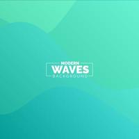 water Wave vector abstract background flat design style