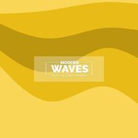 Abstract Waves background. Dynamic shapes composition vector