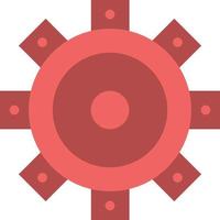 Construction Building Setting  Flat Color Icon Vector icon banner Template