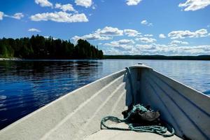 View from inside a boat photo