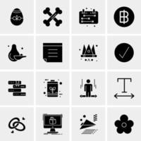 16 Universal Business Icons Vector Creative Icon Illustration to use in web and Mobile Related project