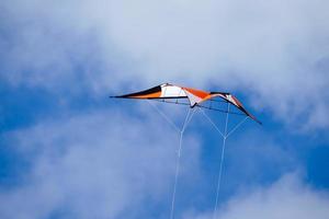 Kite flying close-up photo