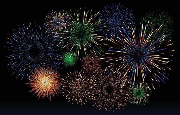 Firework Background Concept