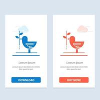 Agreement Dove Friendship Harmony Pacifism  Blue and Red Download and Buy Now web Widget Card Template vector