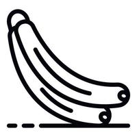 Banana bunch icon, outline style vector