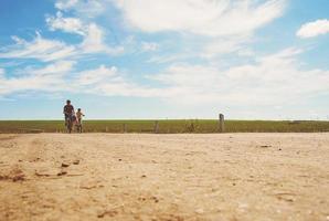 Ride a bike in the countryside, alternative commute - go cycling in summer photo