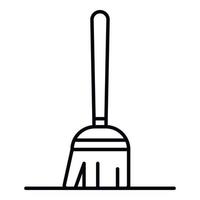 Clean mop icon, outline style vector