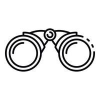 Sailor binoculars icon, outline style vector