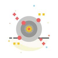 Galaxy Orbit Space Abstract Flat Color Icon Template vector