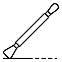 icono de herramienta de alfarero, estilo de esquema vector
