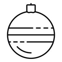 Tree ball icon, outline style vector