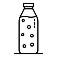 Water filtered bottle icon, outline style vector