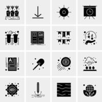 16 Universal Business Icons Vector Creative Icon Illustration to use in web and Mobile Related project