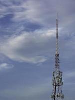 Telephone transmission tower photo