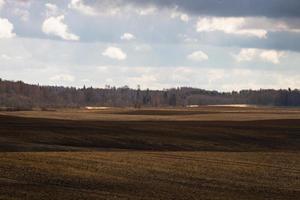 Spring Landscapes With Clouds photo