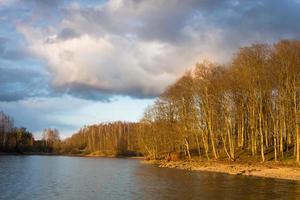 Spring Landscapes With Clouds photo