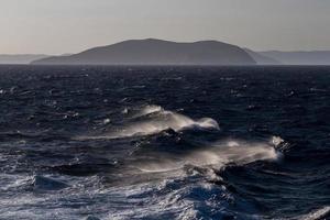 Waves in the Mediterranean Sea photo