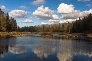 Spring Landscapes With Clouds photo