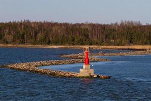 paisajes primaverales en la isla de hiiumaa foto