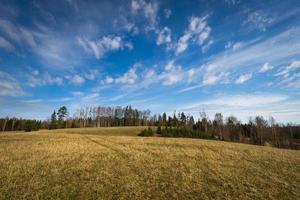 Spring Landscapes With Clouds photo