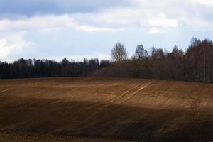 Spring Landscapes With Clouds photo