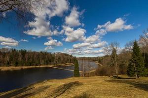 Spring Landscapes With Clouds photo