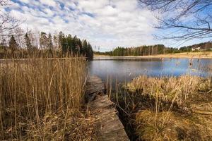 Spring Landscapes With Clouds photo