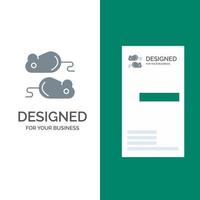 Closing Testing Test Closing Test Grey Logo Design and Business Card Template vector