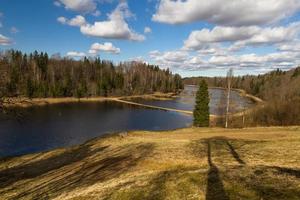 Spring Landscapes With Clouds photo