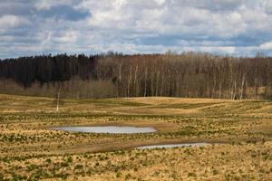 Spring Landscapes With Clouds photo