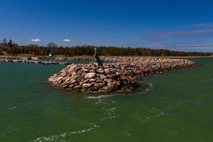 paisajes primaverales en la isla de hiiumaa foto