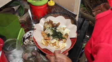 rujak cingur famoso indonesia comida tradicional foto