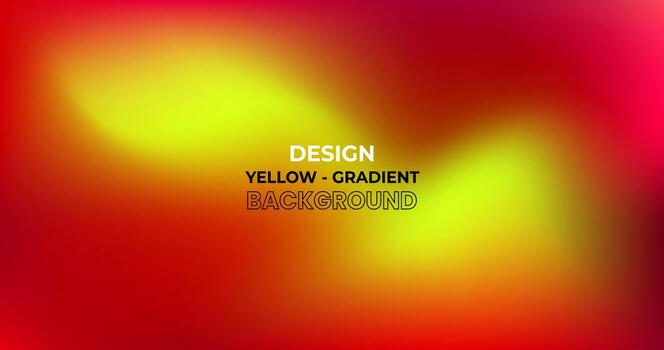 Yellow Color Gradient Background. Soft Abstract Art. vector