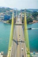 paisaje de yeosu, provincia de jeolla del sur, corea foto