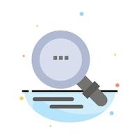 Search Find Motivation Abstract Flat Color Icon Template vector