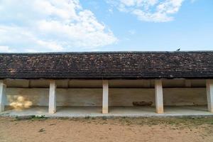 beautiful architecture at Pra That Lampang Luang in Thailand photo