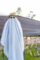 white funny ghost resting mexico latin america photo